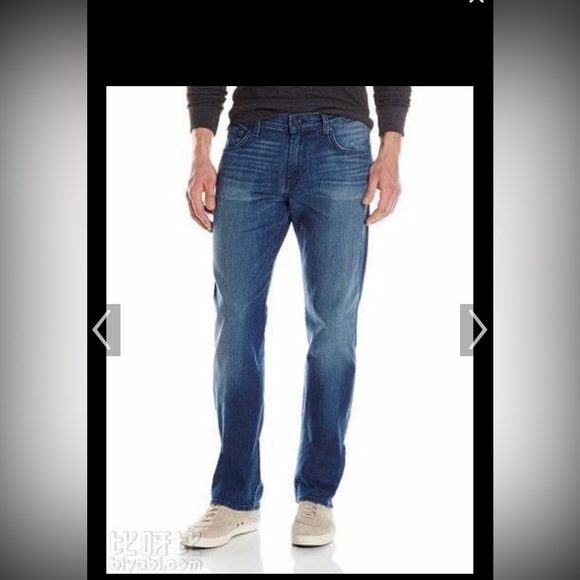 Other - Hudson Byron 5 pocket straight mid rise jeans 33 x 34